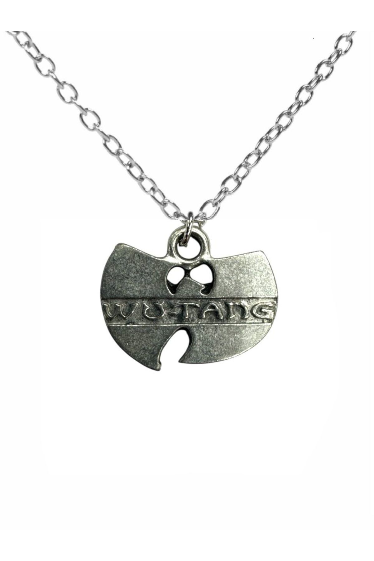 Herşey Nota Wu-Tang Metal Kolye – 60 cm Zincirli Unisex Hip Hop Aksesuar