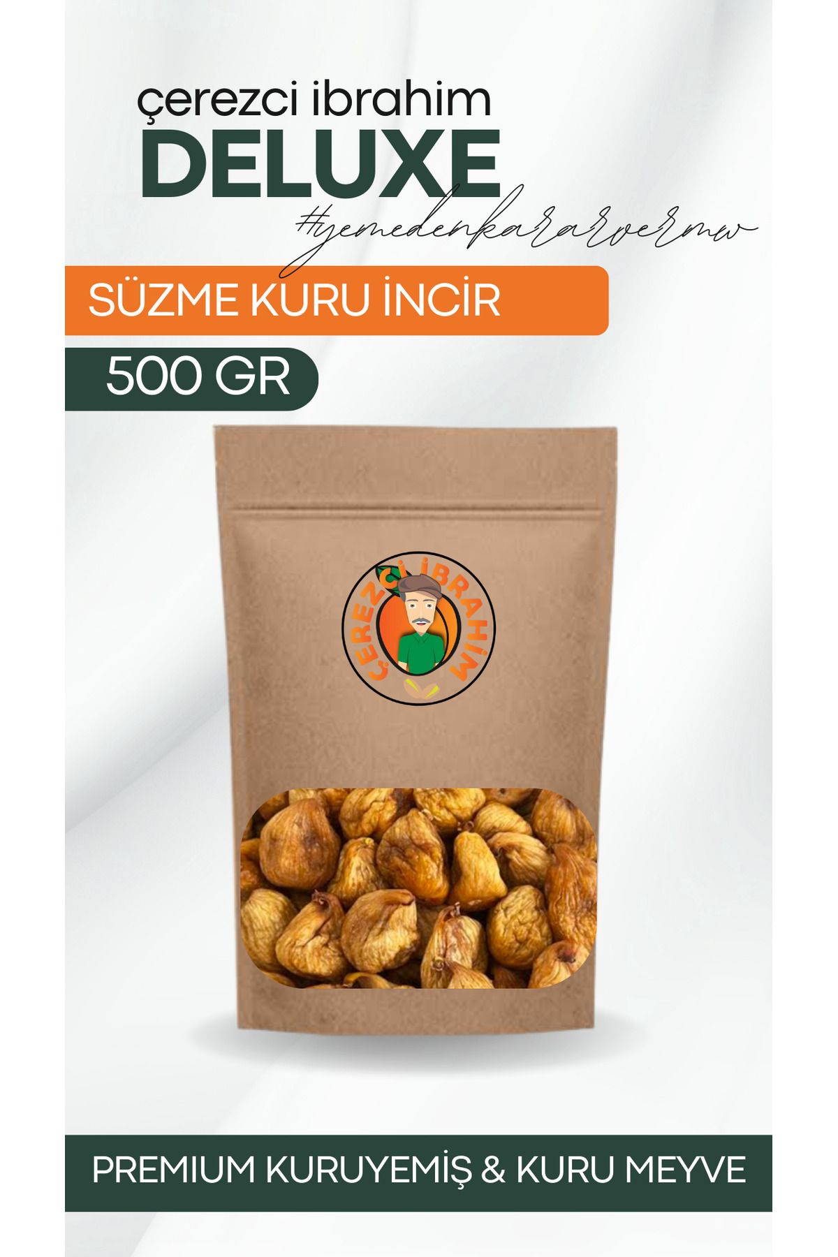 Çerezci İbrahim 500 GR Süzme Kuru İncir