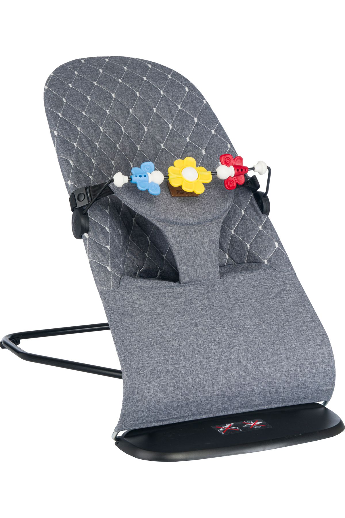 Lentini Mamma Smile Cotton Sallanır Üç Kademeli Ana Kucağı ( Oyuncak Aparatı ve Seyahat Çantası )