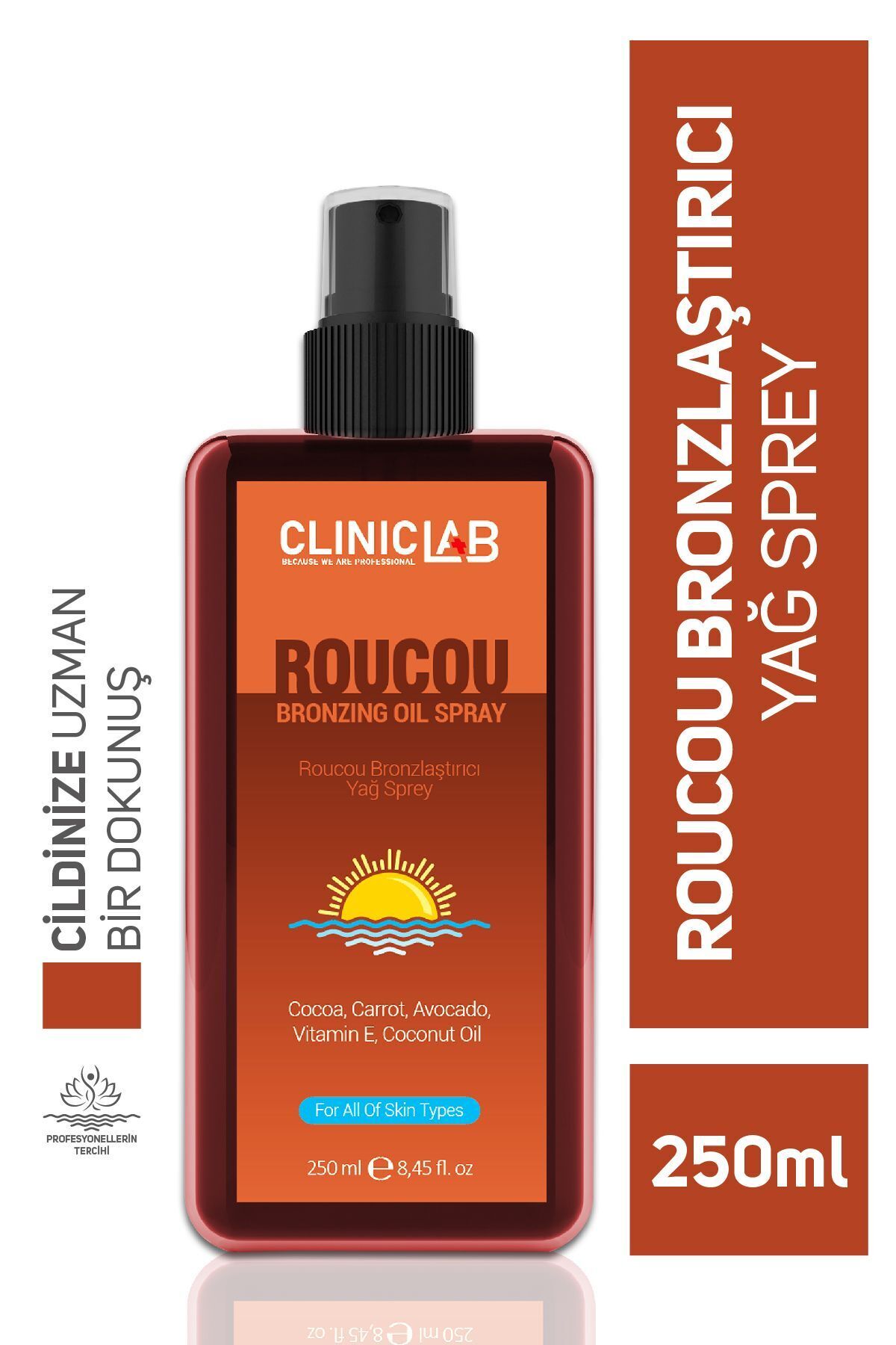 Roucou Bronzlaştırıcı Yağ Sprey 250 ml — 8684059044592 — تصویر 2 از 7