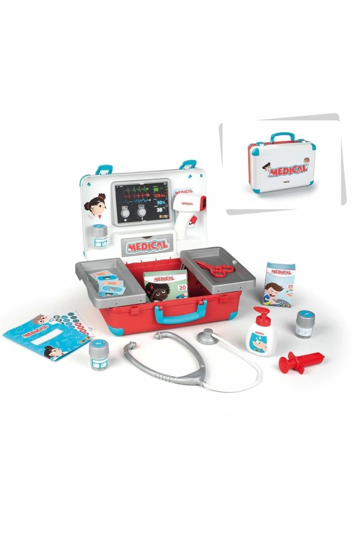 Eng 7600340103 Smoby Medikal Doktor Çanta Oyun Seti