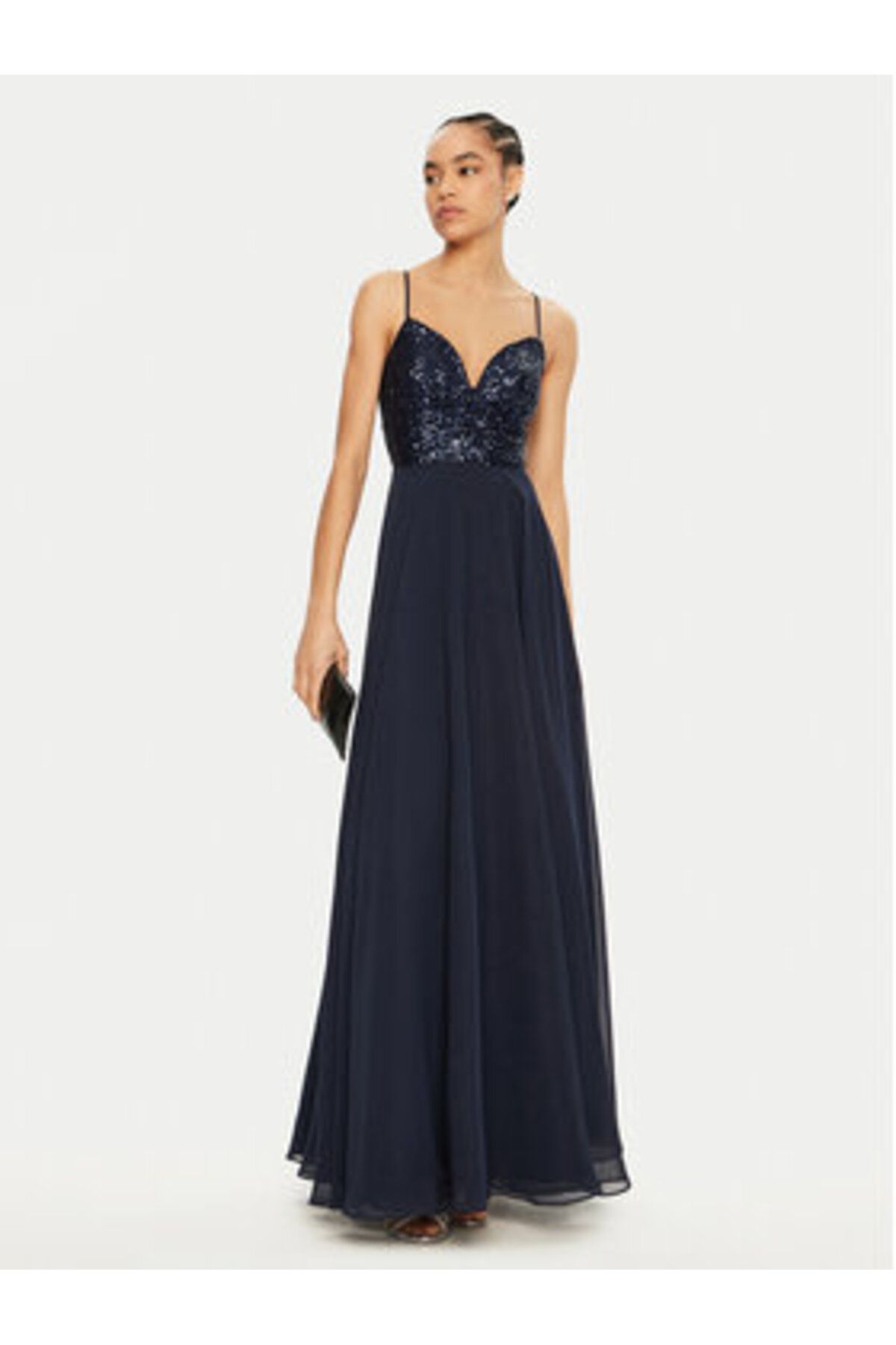 Swing-Rochie de seară pentru femei 5AI09500 Albastru marin 2