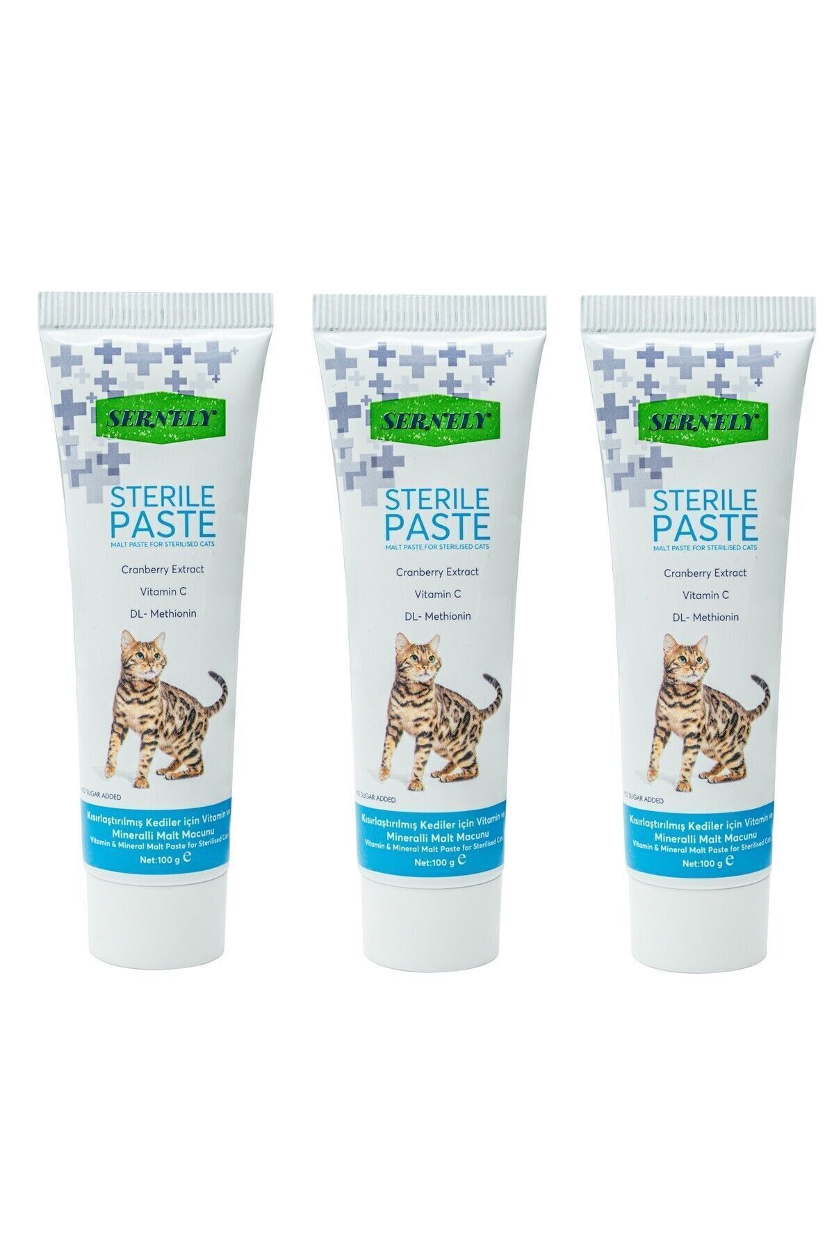 3 Adet Sterile Paste 100gr( Kısırlaştırılmış Kediler İçin Vitamin ve Mineralli Malt Macunu )