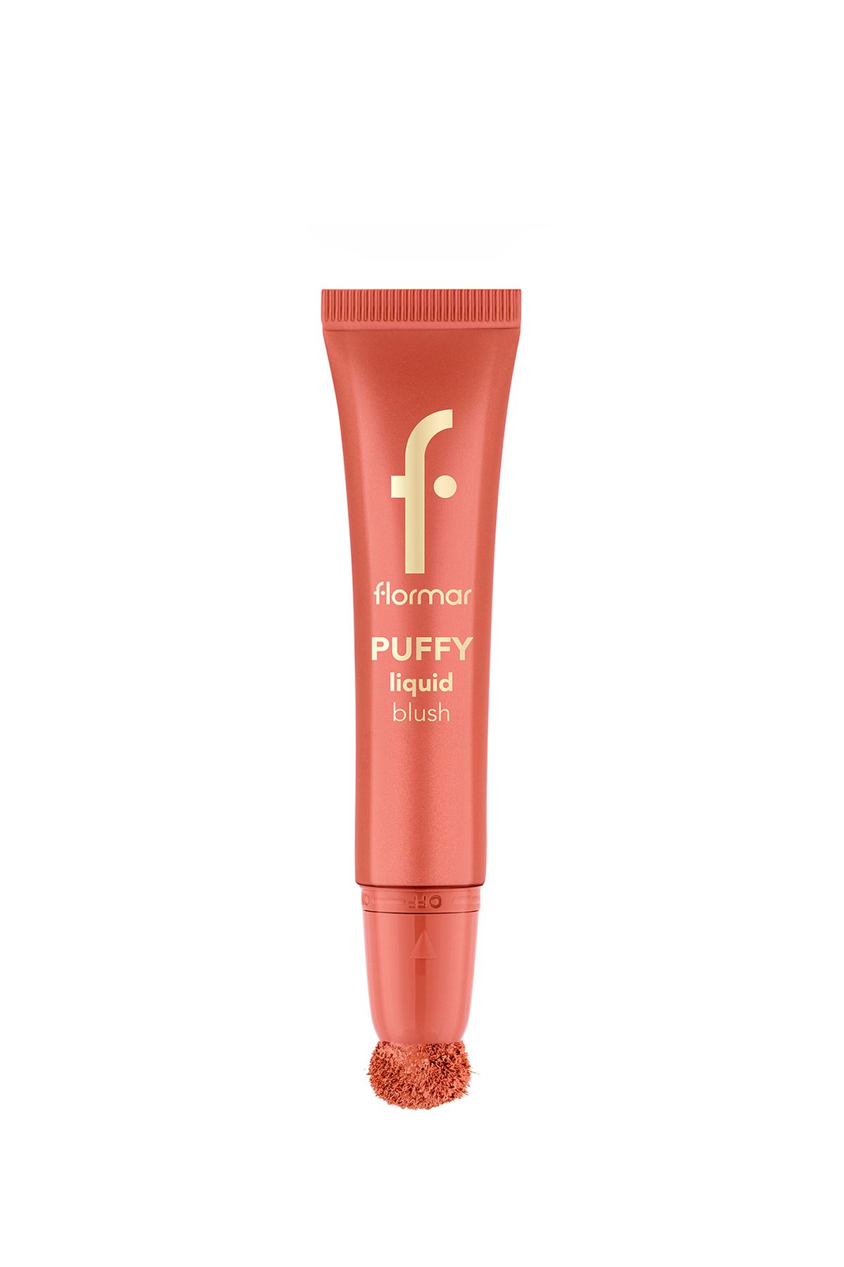 Flormar-Puffy Moisturizing Effect & Shiny Finish Liquid Blush with Sponge Applicator-002Peachy Glow-8682536093880 3