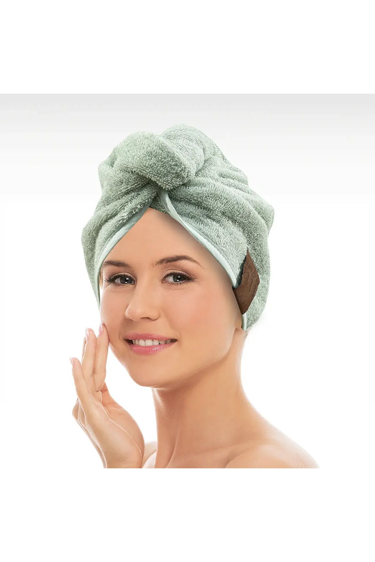 ELLE HOME Lilian Soft Havlu Saç Bonesi - Mint