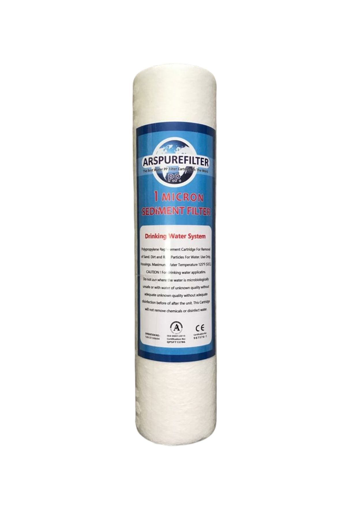 REVERSOSMOZARISU Su Arıtma Cihazı 1 Mikron Sediment Filtre 10" - 1 Adet