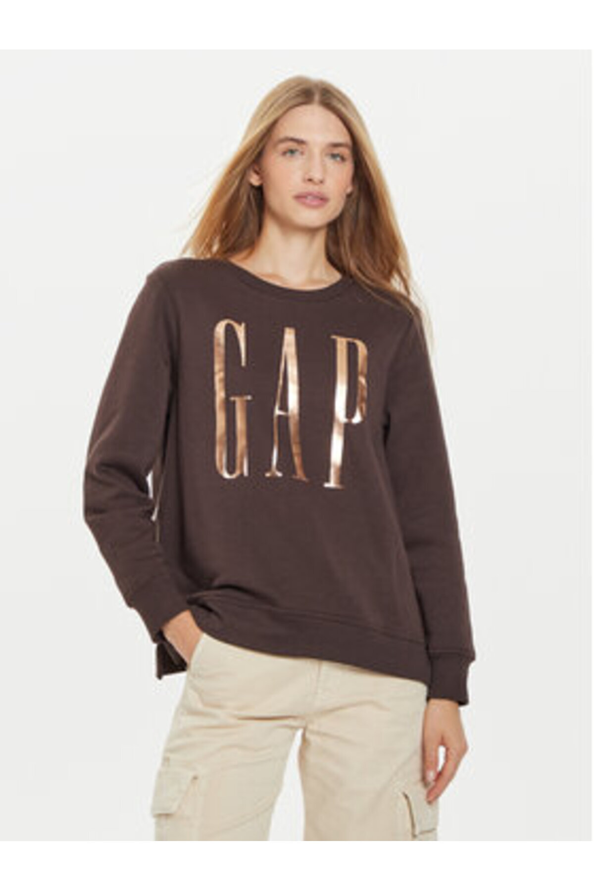 GAP-Women's Sweatshirt 540907-05 Brown 1