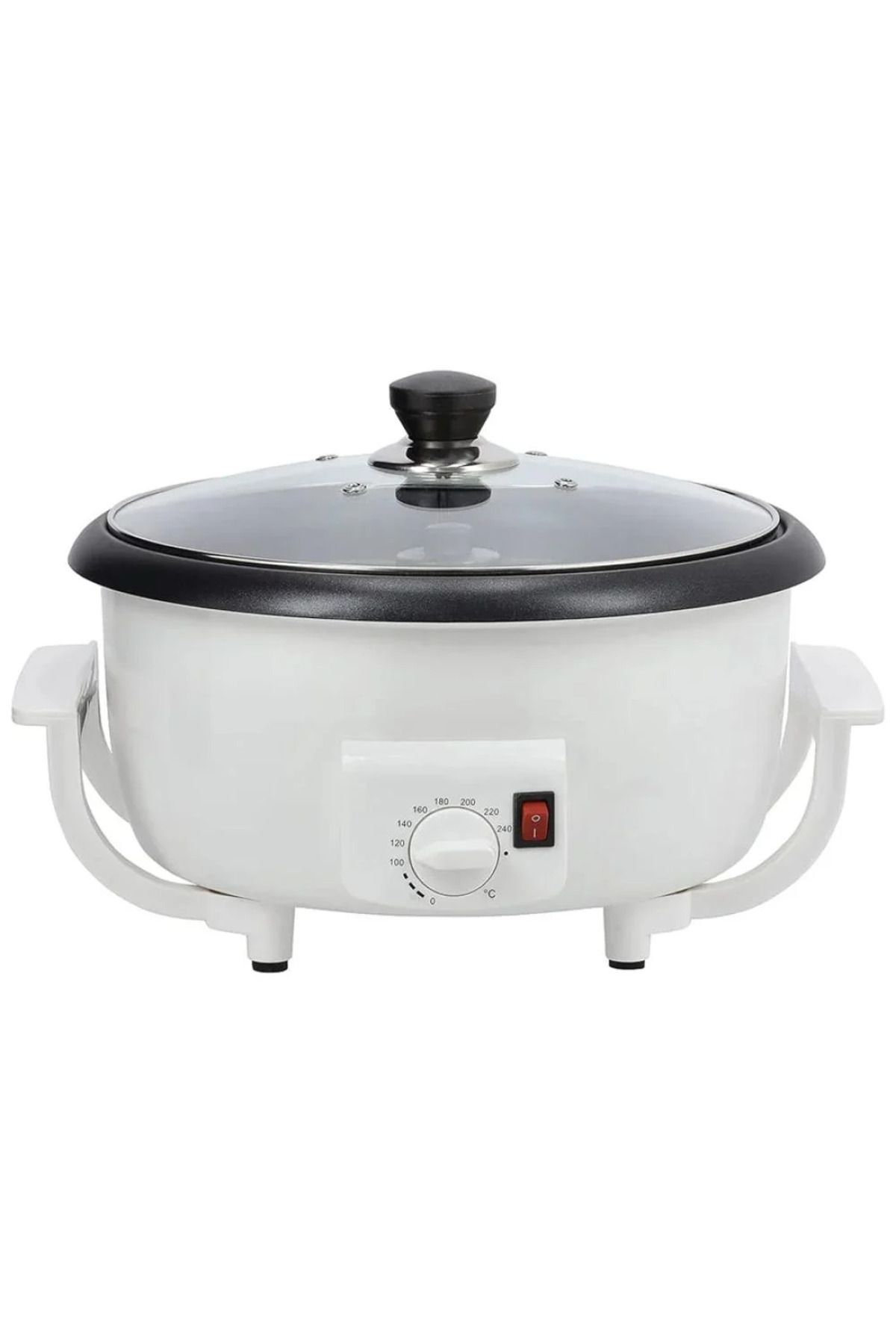 Denx-DX3422 محمصة قهوة وصانعة فشار، 2 لتر، 800 واط 1