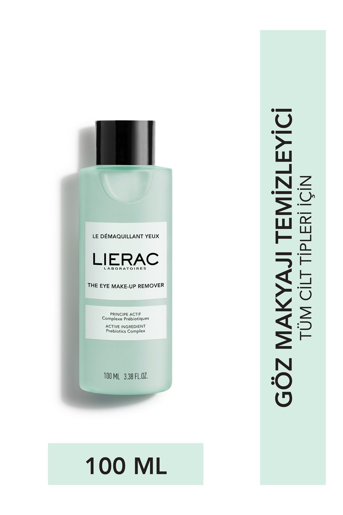 Lierac Cleanser Göz Makyaj Temizleyici 100 ml Makyajı Temizler & Kirpikleri Korur