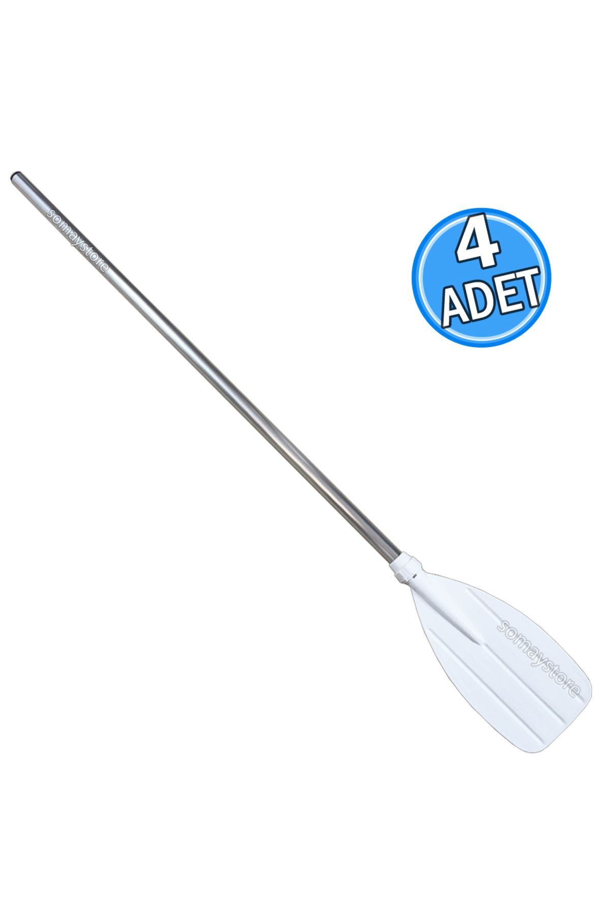 Somay Store Bot Küreği Boru Çapı 30mm Boy 150cm Beyaz 4 Adet