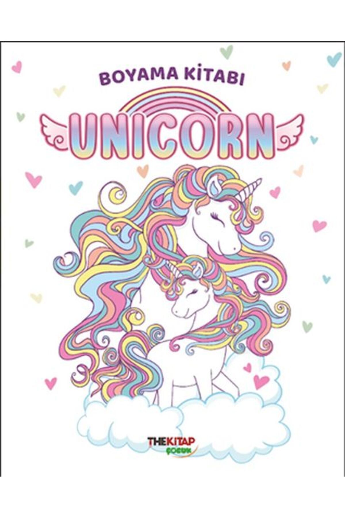 The Çocuk Unicorn Boyama Kitabı