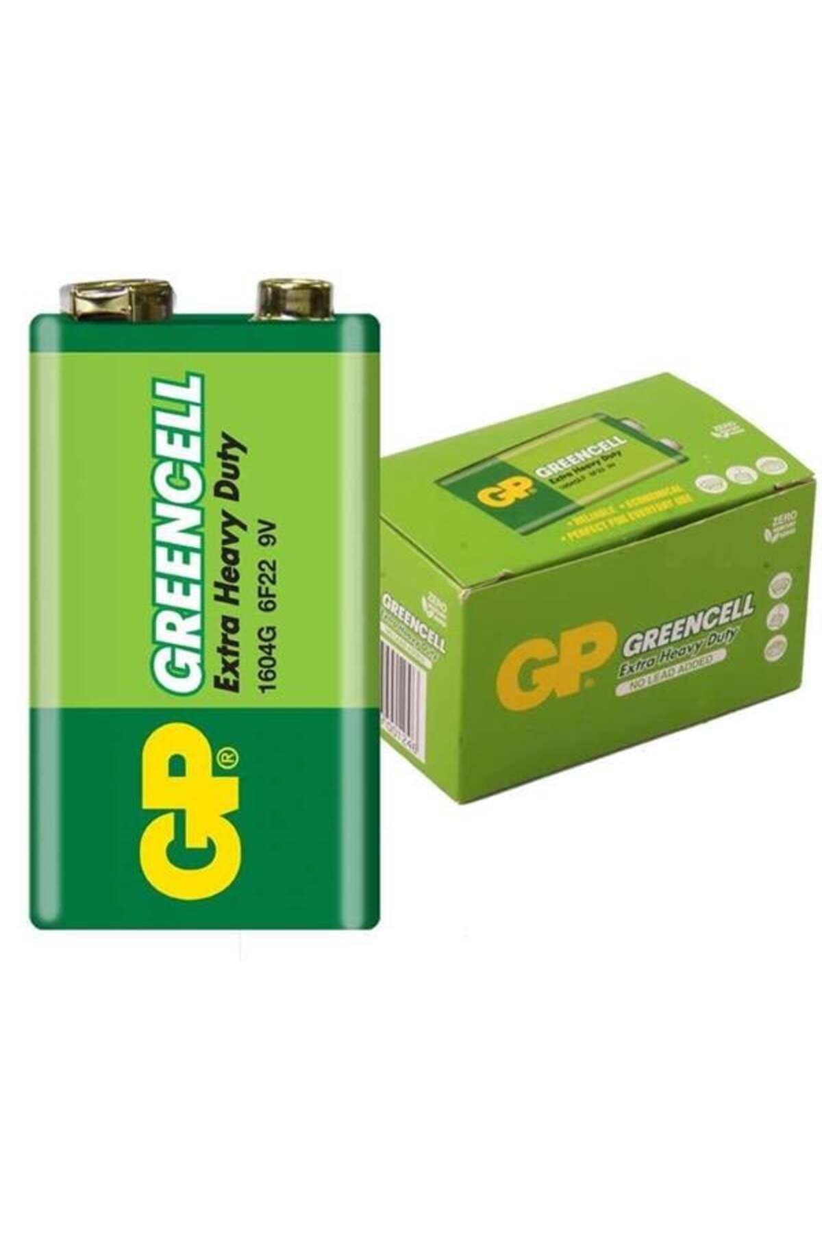 DENİZBİLİŞİM Gp 1604G-B Greencell 9 Volt Pil (10'Lu Paket)