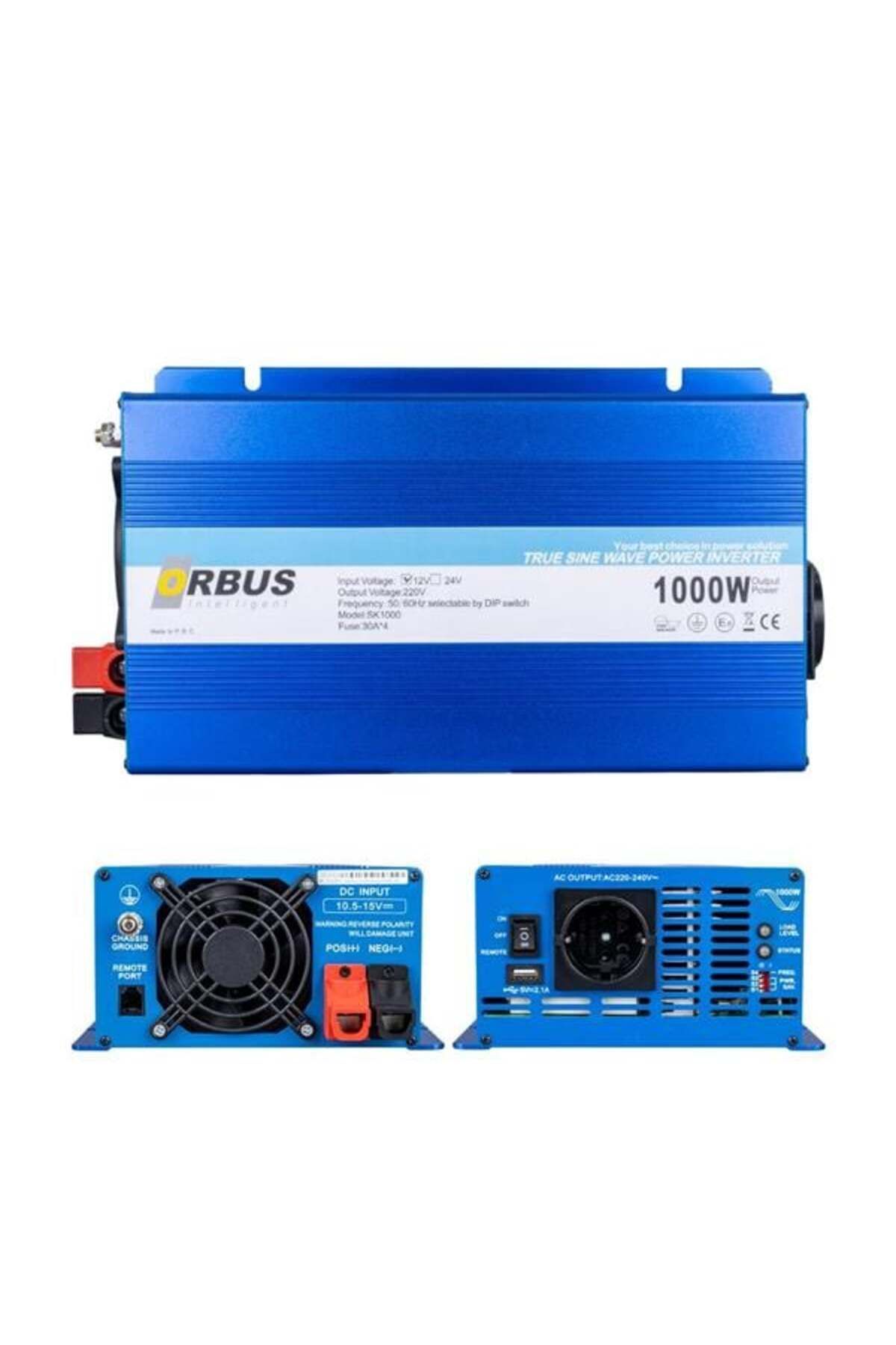 Balesso 12V 1000 Watt Tam Sinüs İnvertör