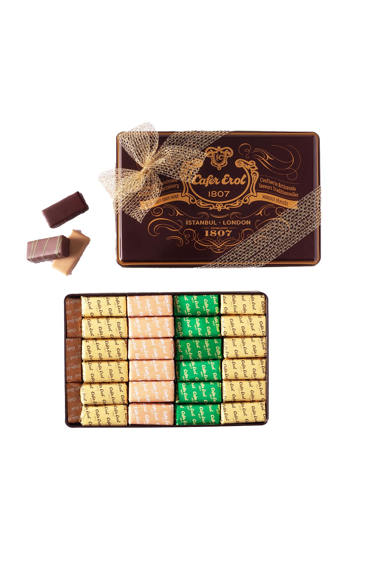 Şekerci Cafer Erol Karışık Gofret - Premium Retro Teneke