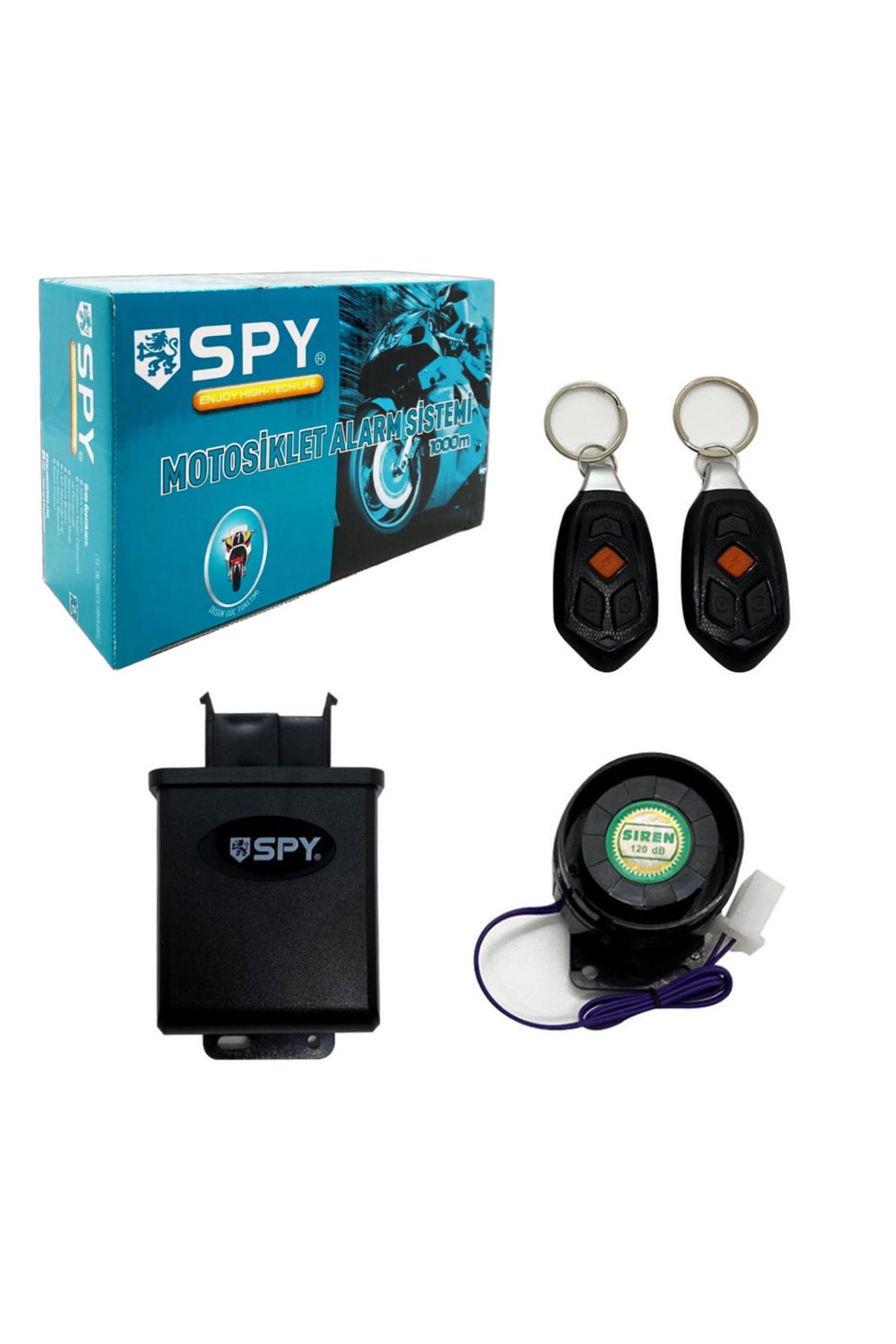 Emperium YÜKSEK SESLİ MOTOSİKLET GÜVENLİK ALARM SİSTEMİ (5122)