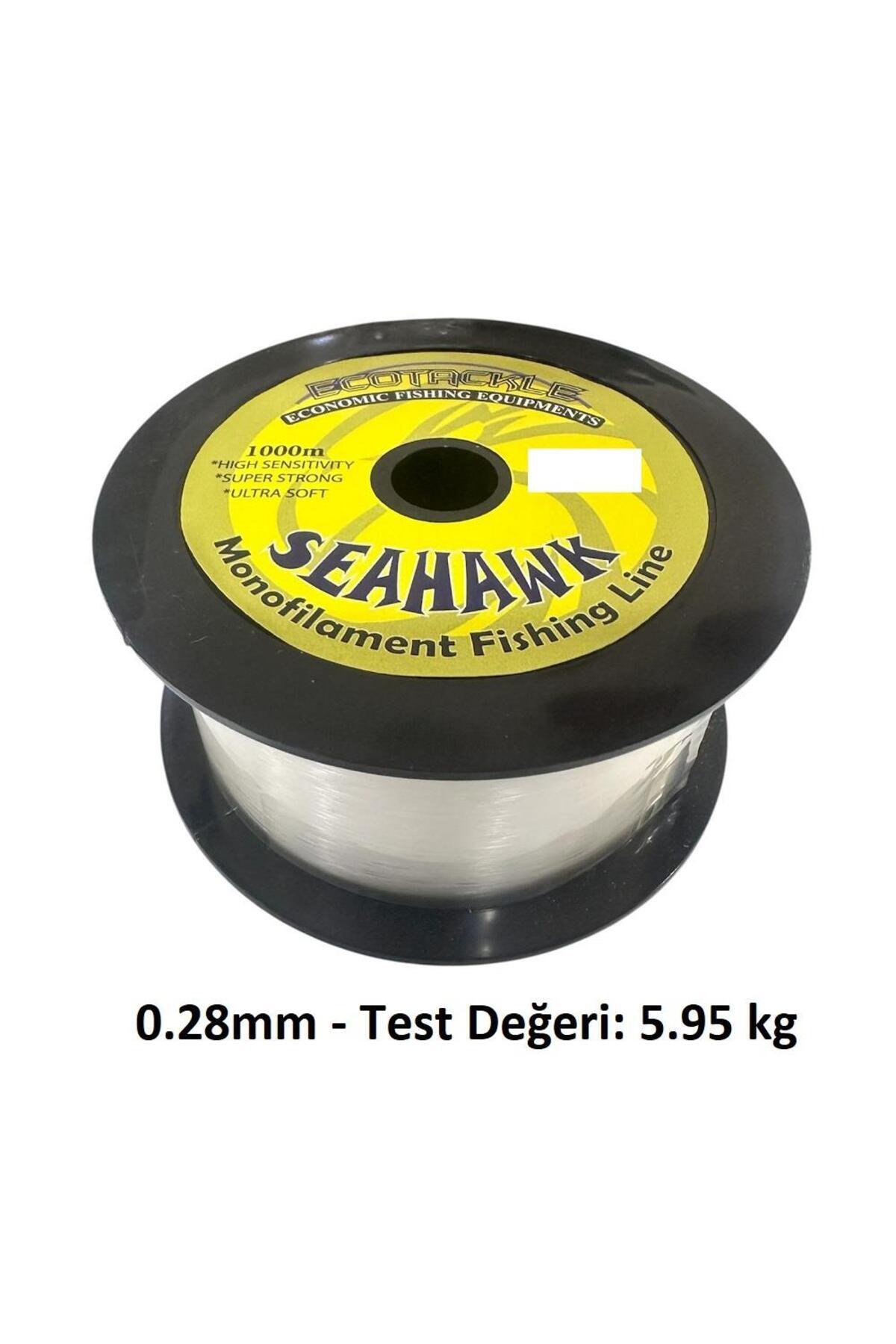 ECOTACKLE Seahawk 1000m 0.28mm Monofilament Bobin Misina