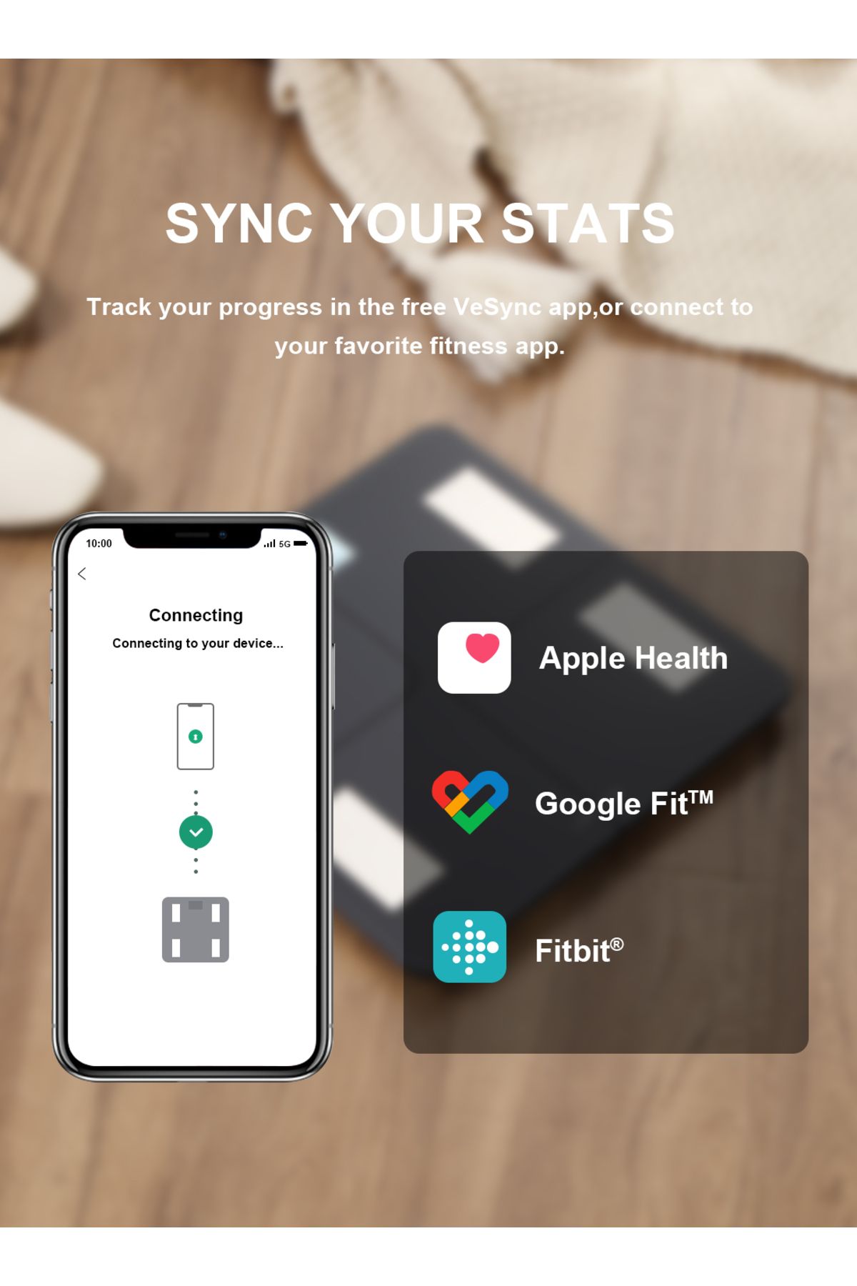 Lawazim-ميزان شخصي رقمي مزود بتقنية البلوتوث - ميزان ذكي لقياس دهون الجسم بإضاءة LED، 13 مقياسًا، مزامنة التطبيق 7