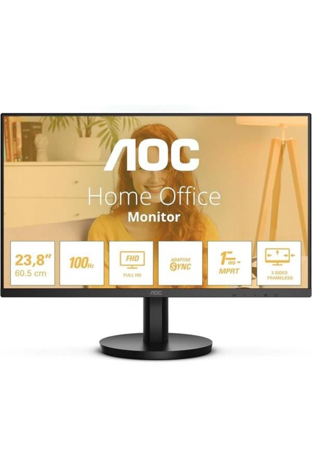 Aoc 23.8" Ips 24b3ha2 1ms 100hz Hdmı Multimedya Monitör
