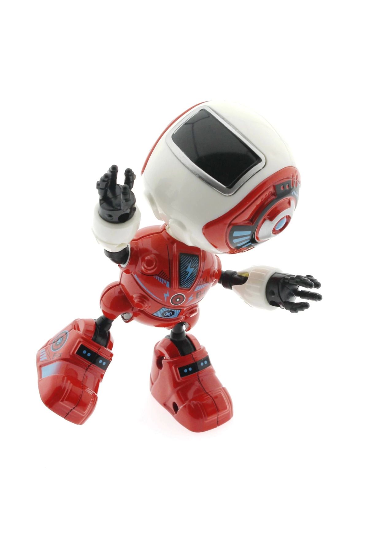 AC BOX-Mini Cute Red Robot with Decorative Sound and Light 4