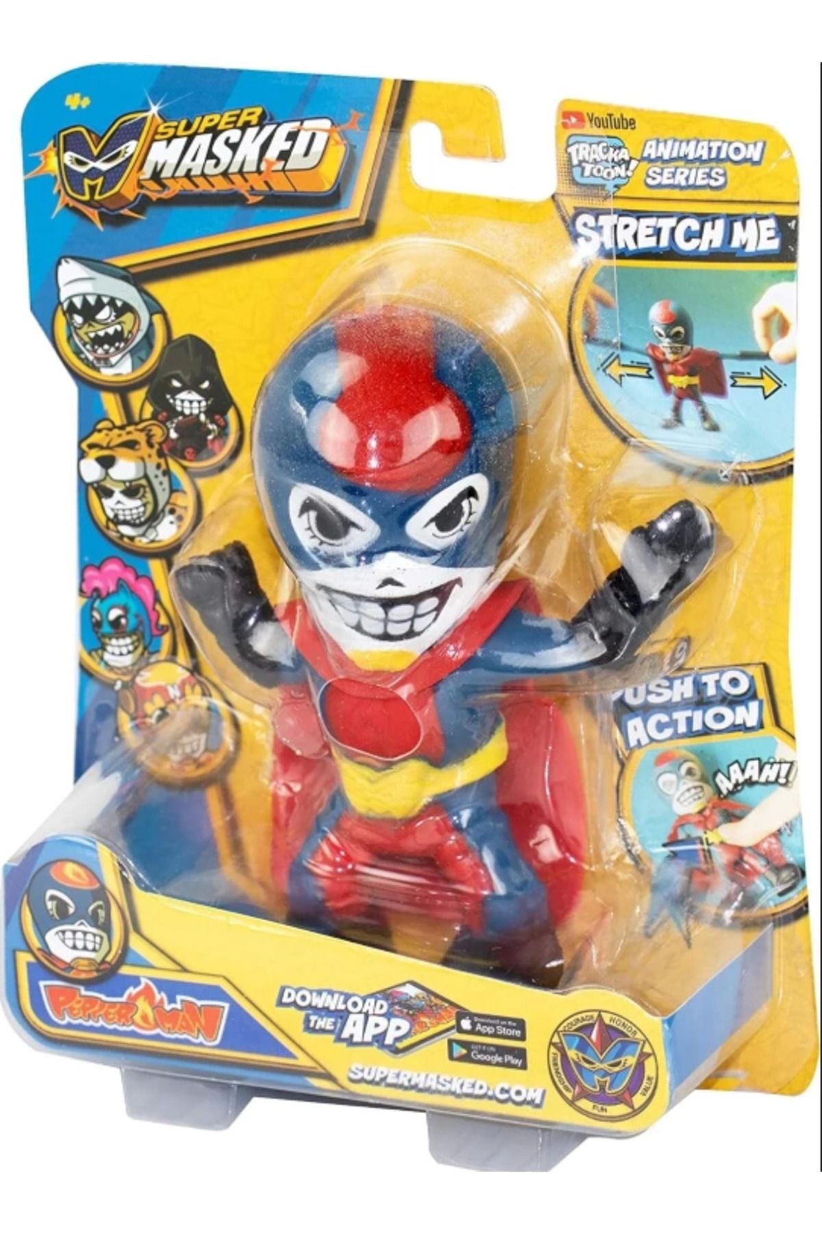 MELFSHOP Maskeli Süper Strech Peper Man 8 Ses Efektli