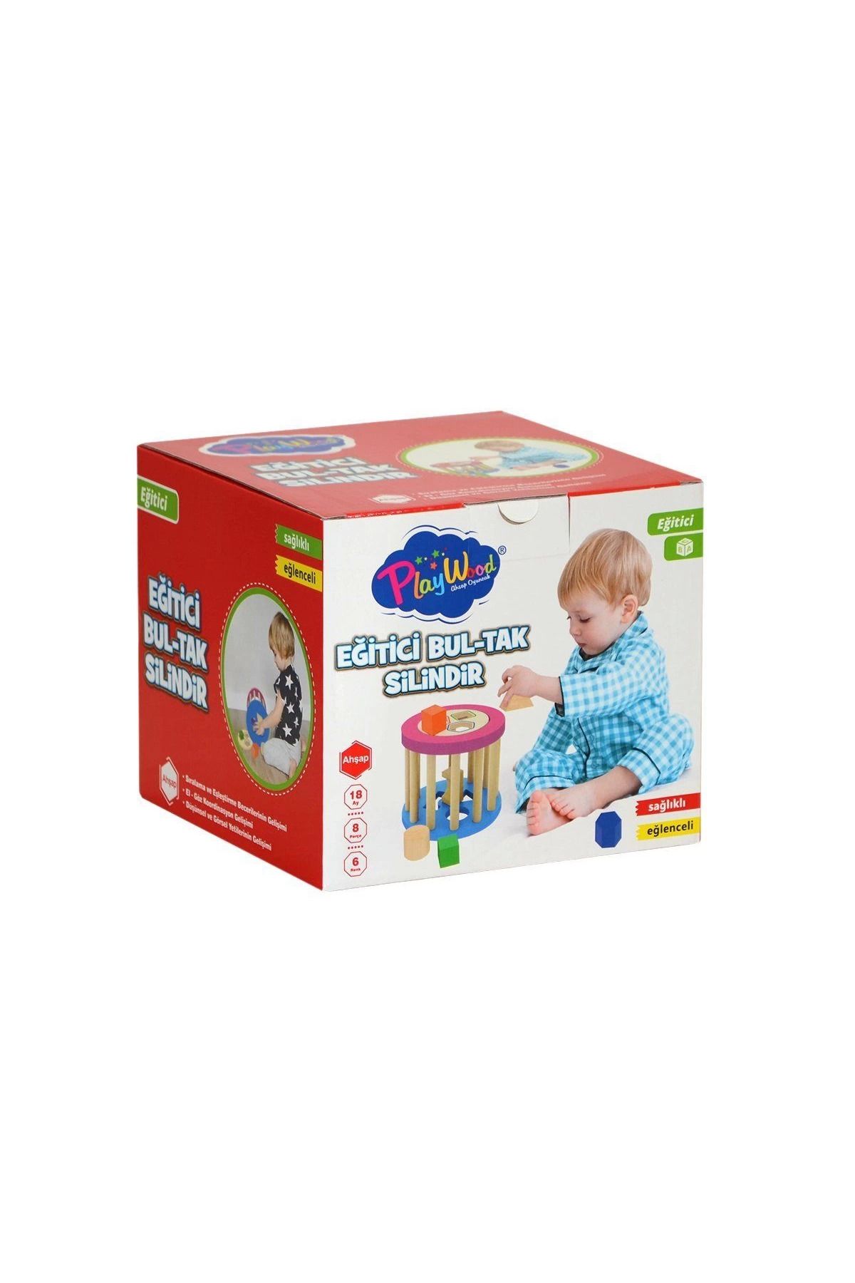 MELFSHOP 374-ONY Onyıl, Ahşap Eğitici Silindir Bultak