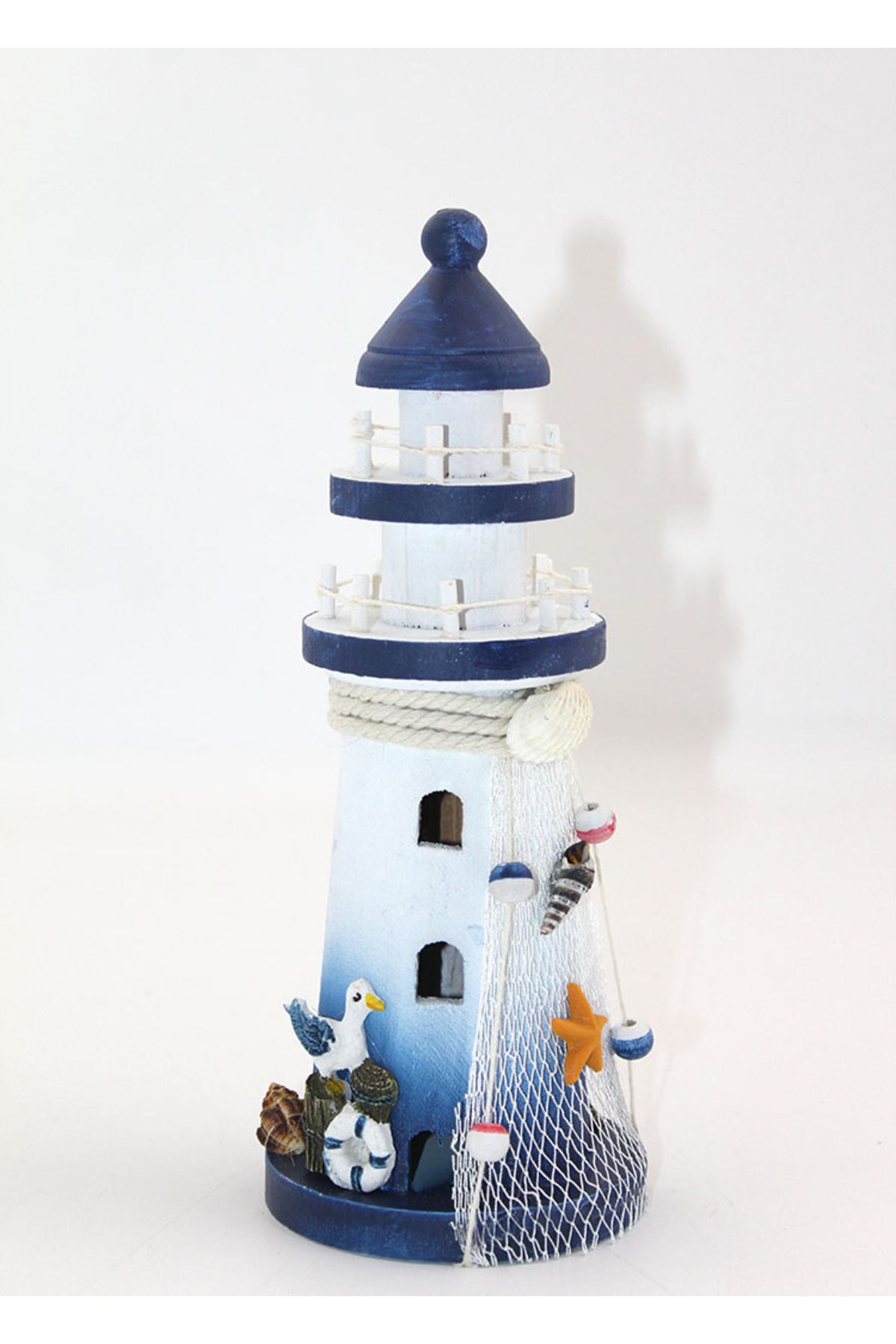 kuzenler store Ahşap Marin Deniz Feneri Model 4