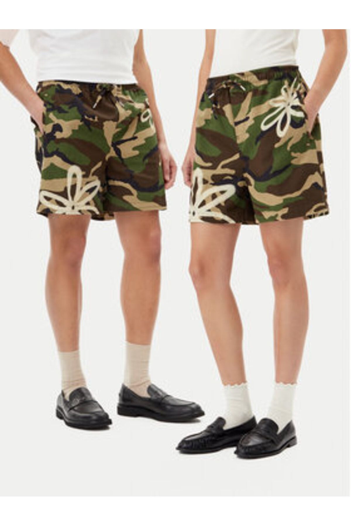 Filling Pieces Pantaloni Scurți Sport Unisex Verde Unisex - XS