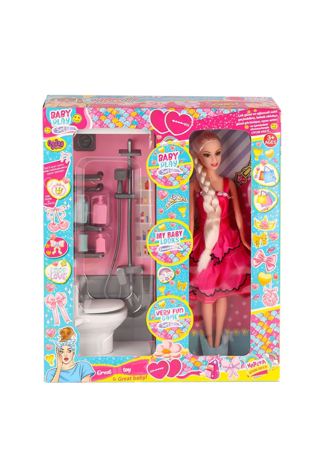 Eco Lounge OYD-02387 Bebek ve Banyo Oyun Seti -Oydaş Oyuncak fotoğrafı 2 (önizleme)