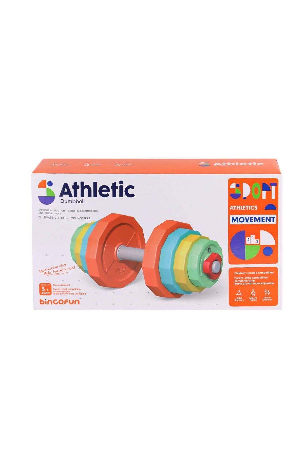 ÖYKÜ VE YİĞİT BJF014-2 Dumbell Çocuk Ağırlık Oyuncağı -Birliktoys