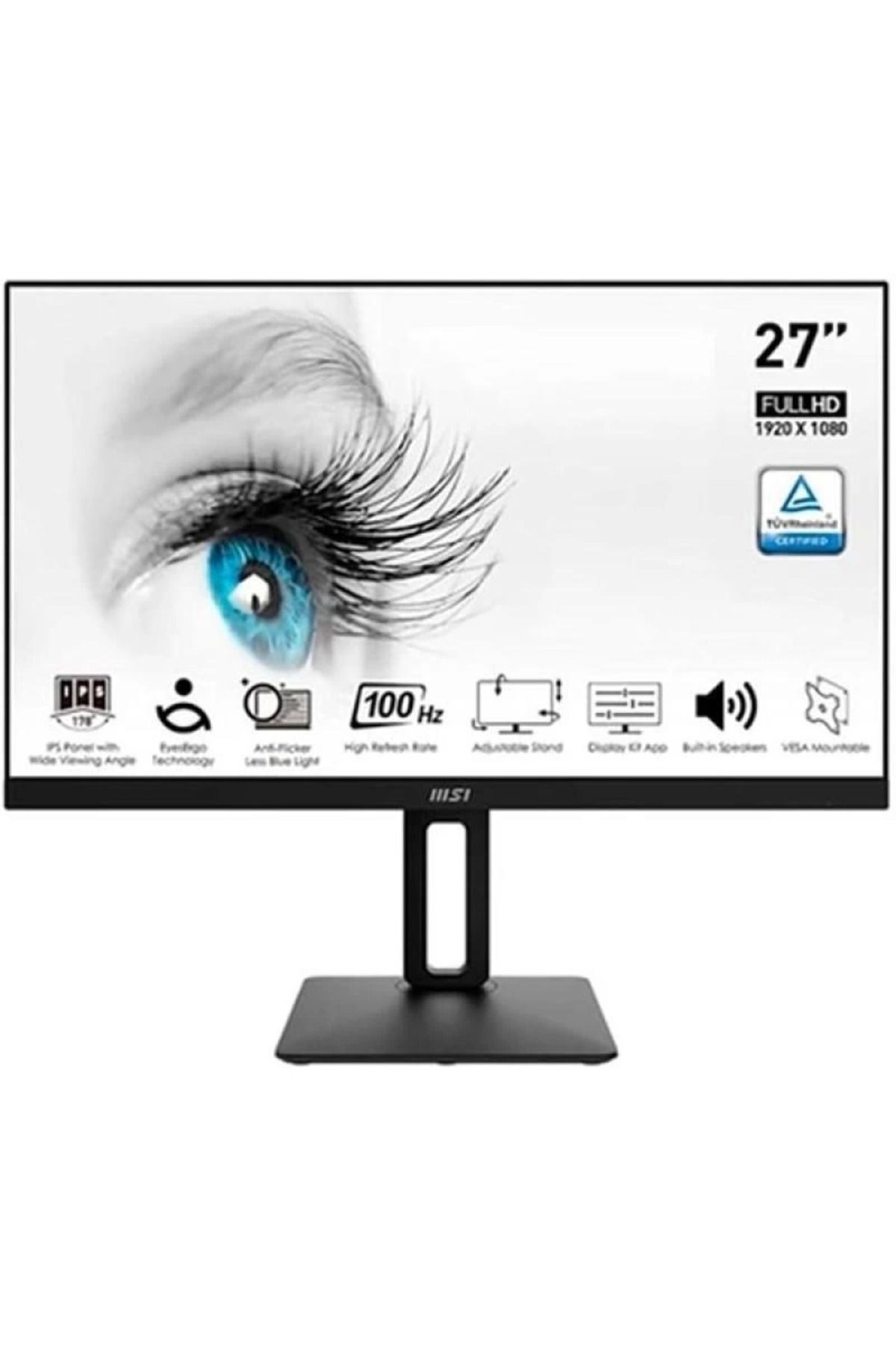 MELFSHOP MSI 27 FLAT IPS MP271AP 1MS 100HZ HDMI PIVOT MONİTÖR 1920X1080