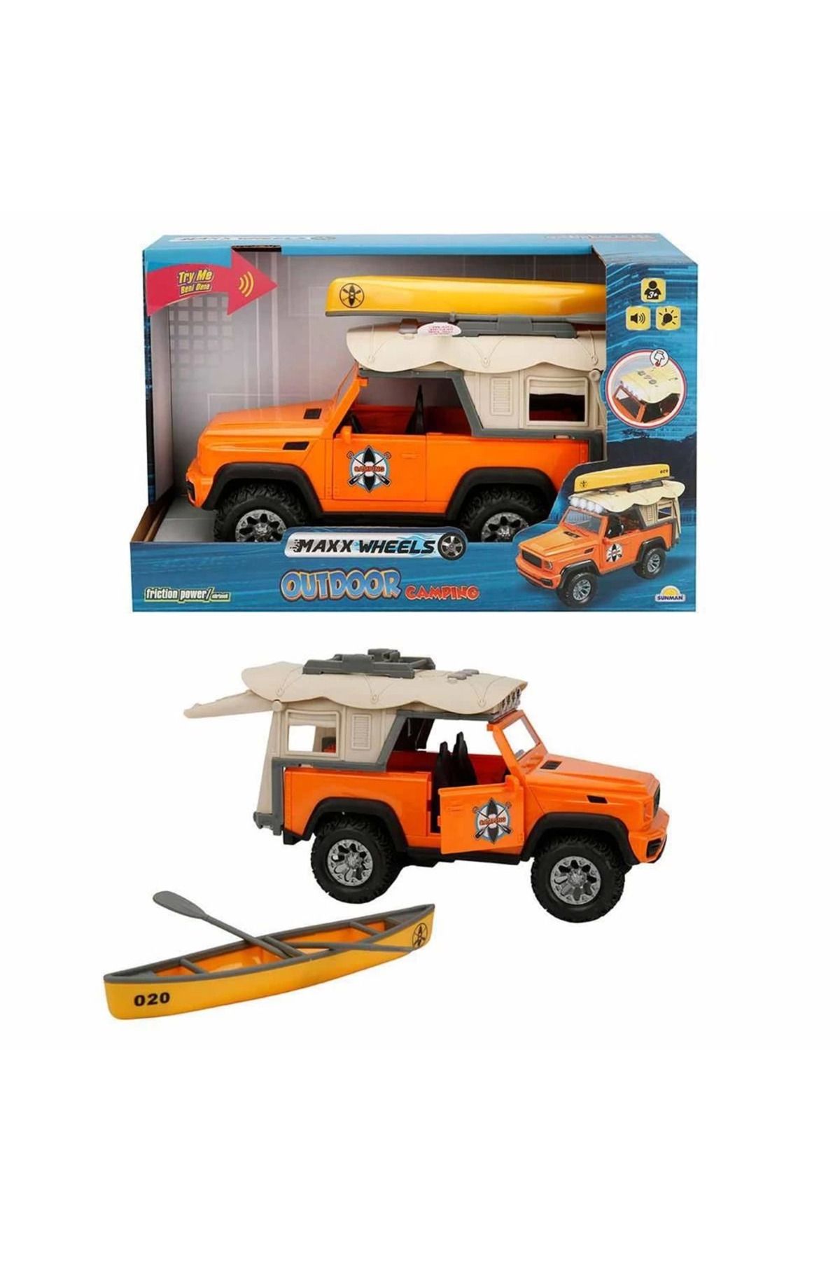 MELFSHOP KAMP ARACI SES IŞIK 25CM -SUN