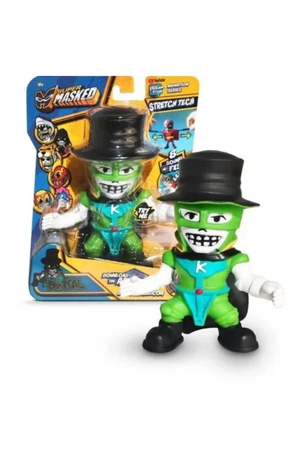 MELFSHOP Maskeli Süper Strech Dc Kal 8 Ses Efektli