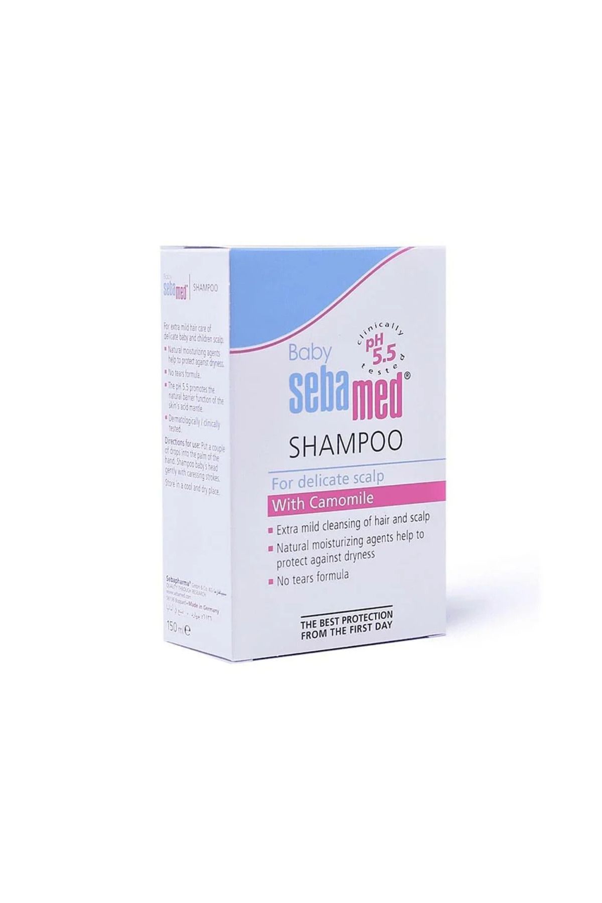 Sebamed-سيباميد بيبي شامبو اطفال لفروة الرأس الرقيقة مع البابونج - 150 مل 3