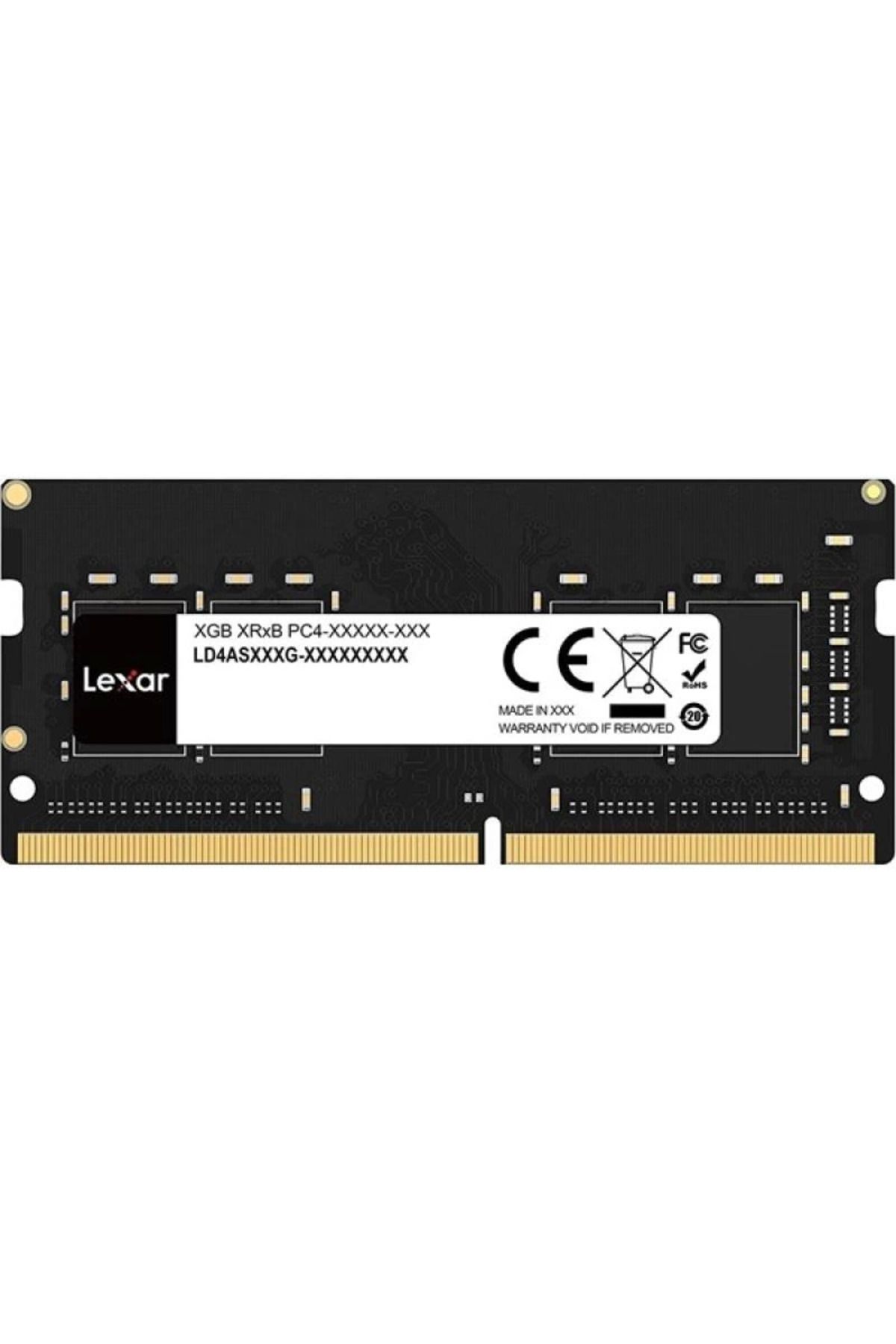 DENİZBİLİŞİM Lexar 8Gb Ddr4 3200Mhz Cl22 Notebook Ram Value Ld4Au008G-B3200Gsst