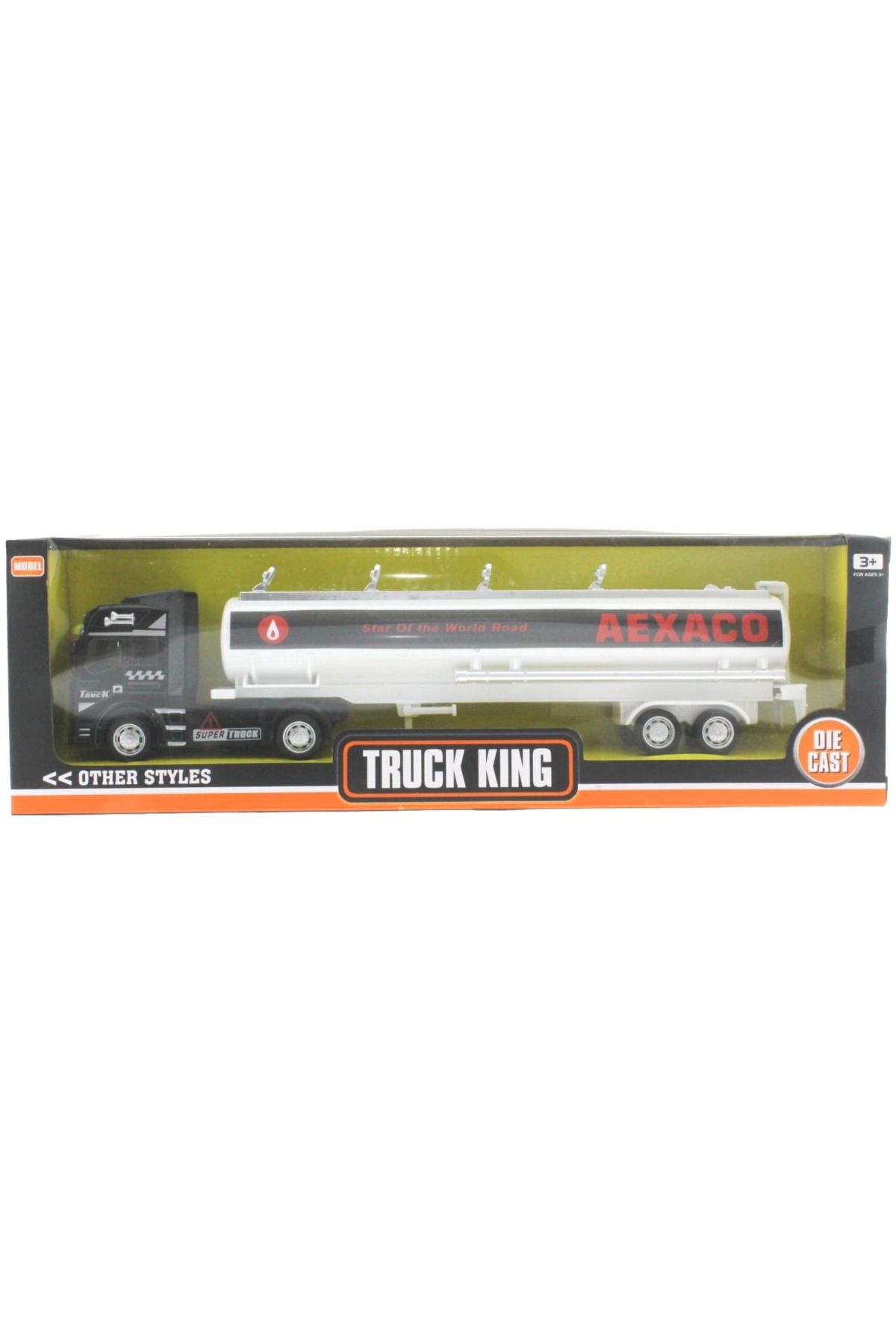 Heez Çek Bırak Die Cast Siyah Kafalı Tanker