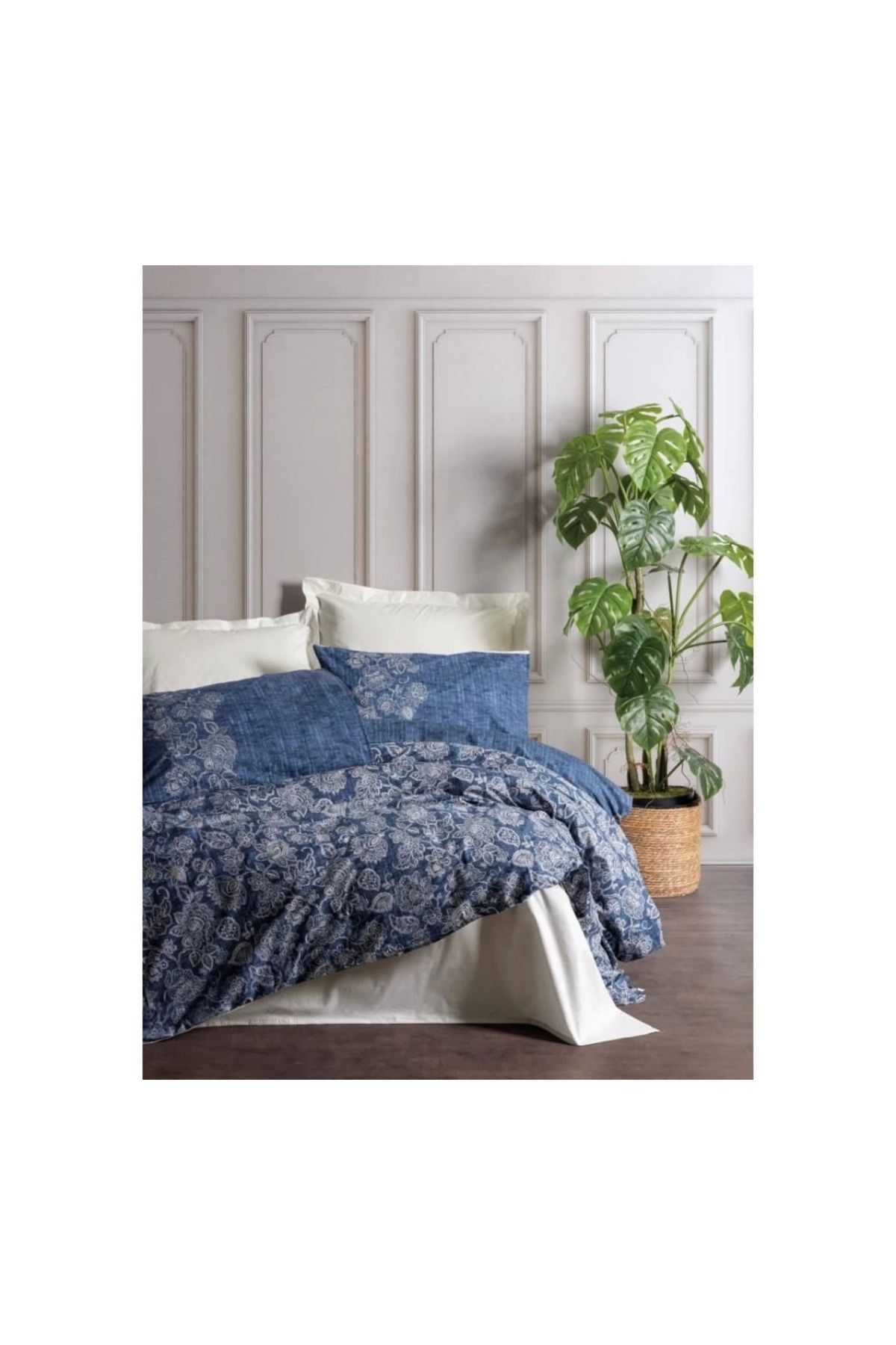 yusuftex Cotton Box Dual Çift Kişilik Nevresim Takımı Annika Bej