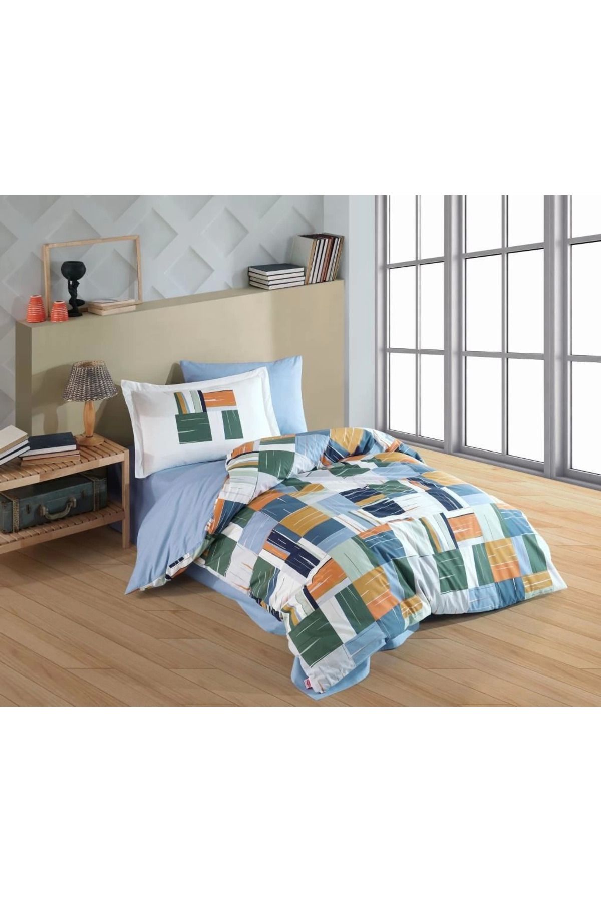 ÖYKÜ VE YİĞİT Hobby Tek Kişilik Poplin Nevresim Takımı Dream Oranj