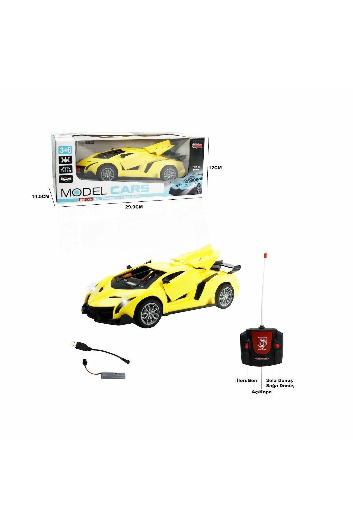 MELFSHOP XFG-789-104C Kumandalı Şarjlı 1:18 Kapı ve Bagaj -1 ader fiyatıdır