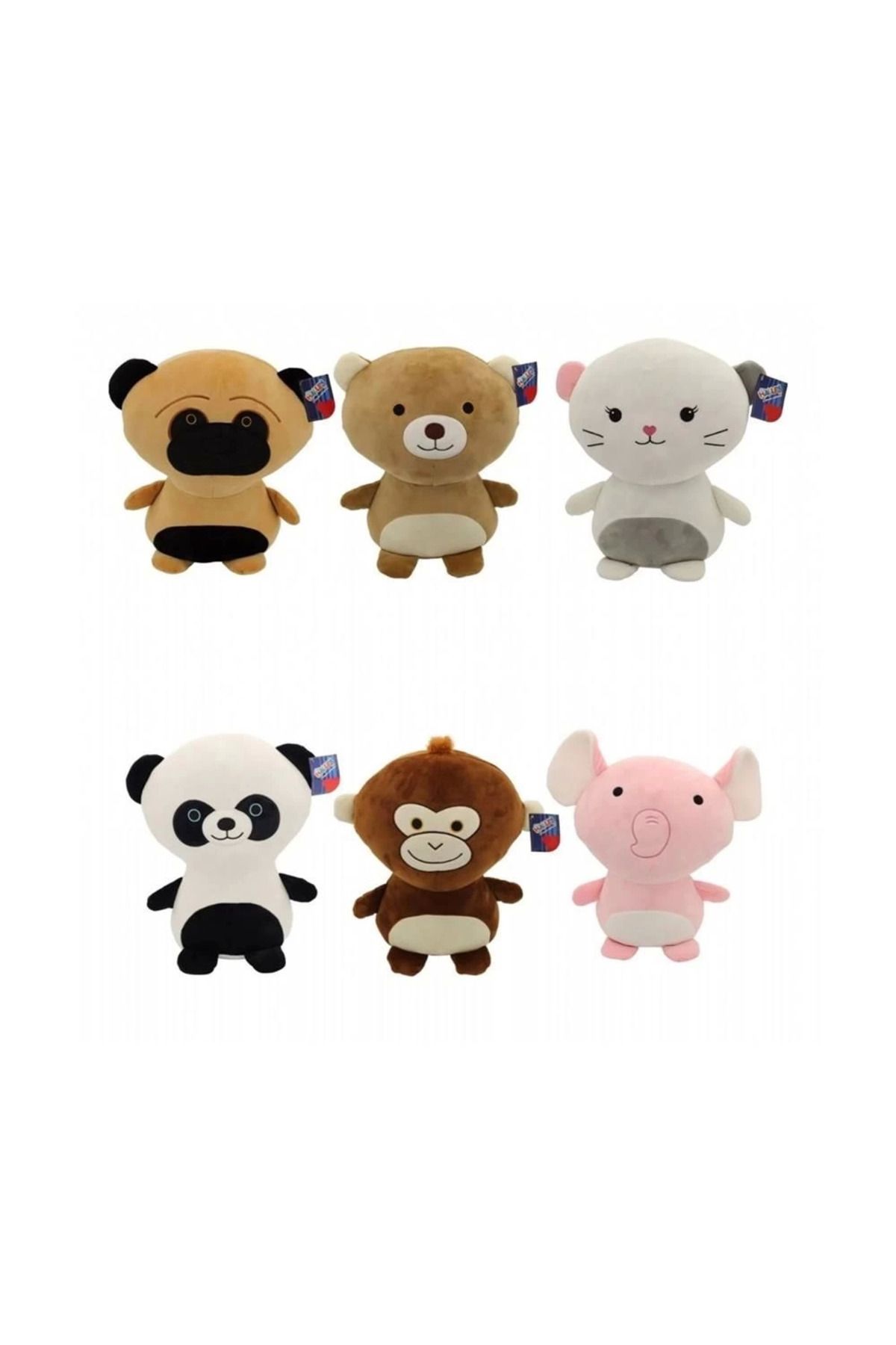 MELFSHOP 62558 Peluş 35 Cm 3 Boyutlu Soft Yastık 1 Adet Fiyatıdır