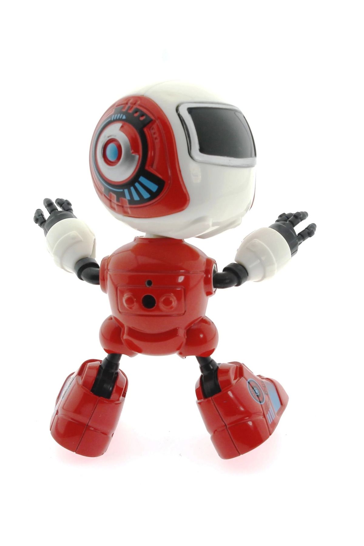 AC BOX-Mini Cute Red Robot with Decorative Sound and Light 3