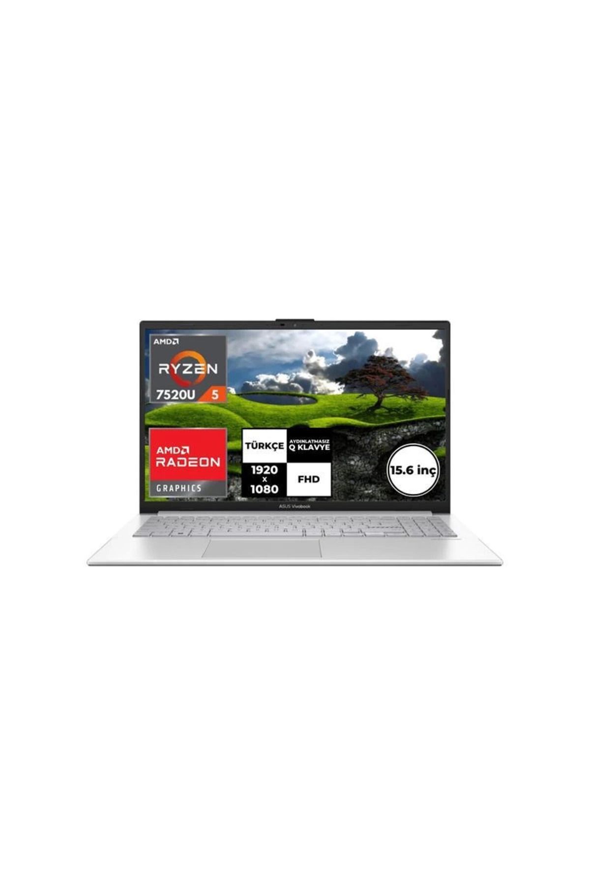 PolarBear Lab Nb Vivobook Go 15 E1504Fa-Nj115 Ryzen5-7520U 8Gb 512Ssd O/B 15.6 Dos