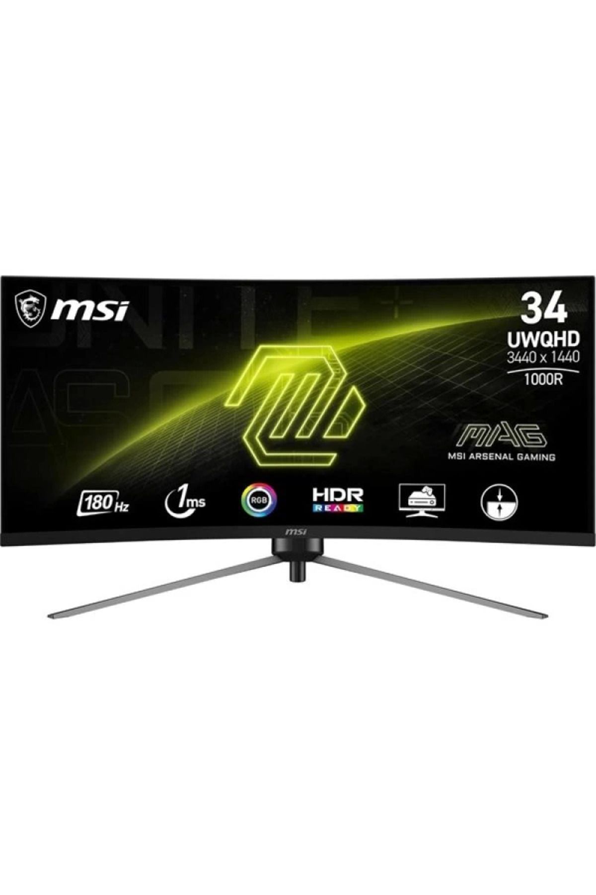 MELFSHOP MSI 34 VA MAG 345CQR 1MS 180HZ HDMI-DP KAVISLI GAMING MONİTÖR 3440X1440