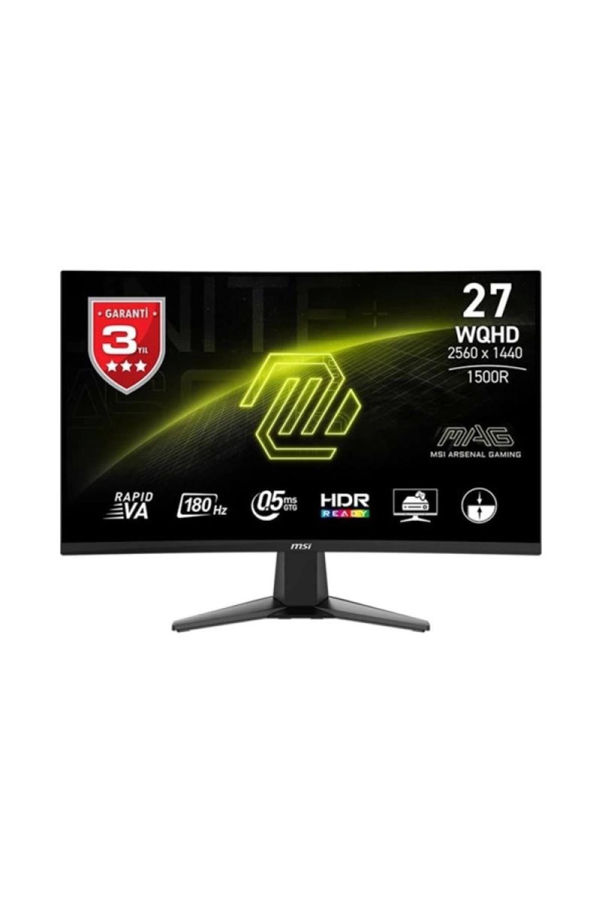 MELFSHOP MSI 27 VA MAG 27CQ6F 1MS 180HZ HDMI-DP KAVISLI GAMING MONİTÖR 2560X1440