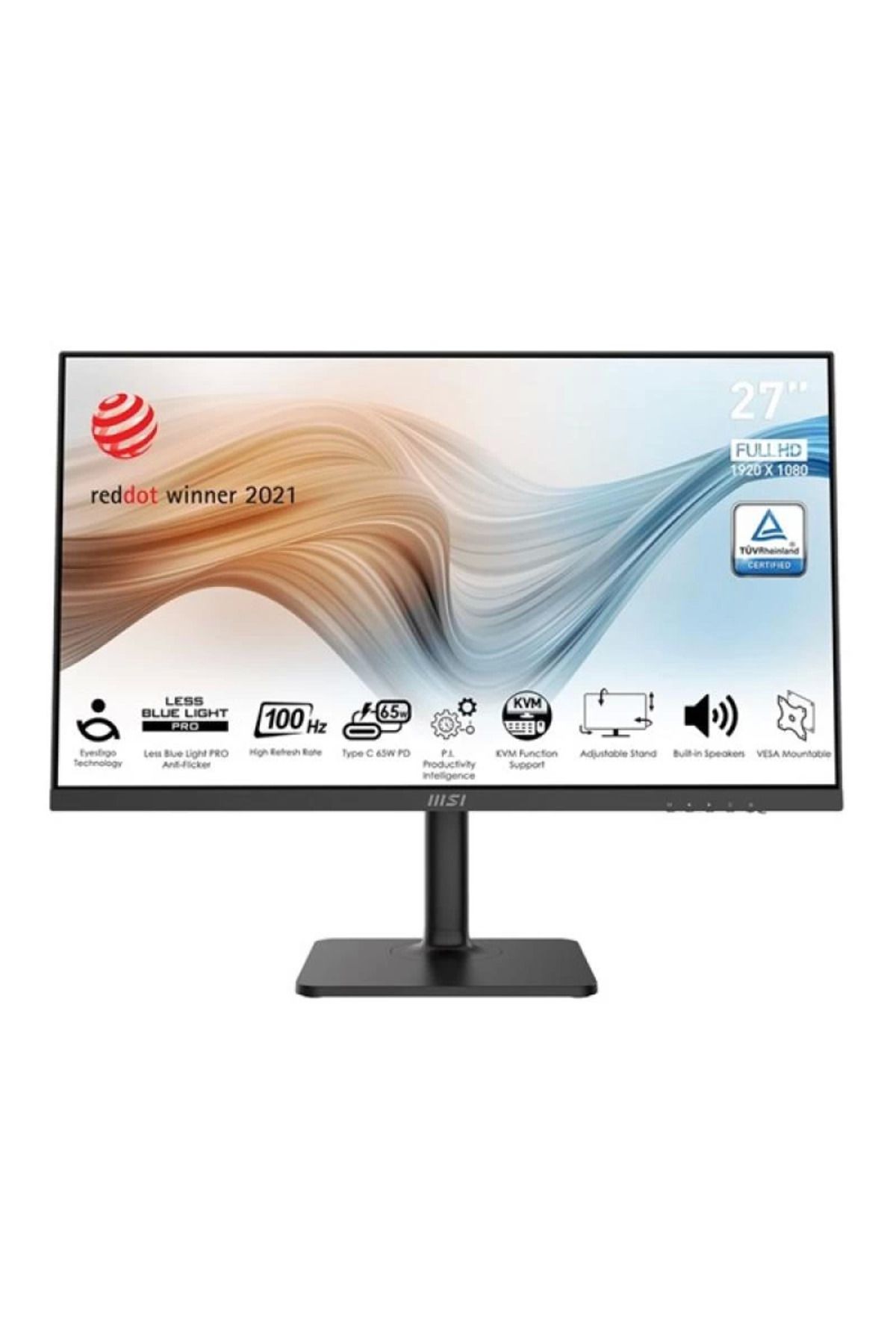 ÖYKÜ VE YİĞİT MSI 27 IPS MODERN MD272XP 1MS 100HZ HDMI-DP USB-C EV OFİS MONİTÖRÜ 1920X1080