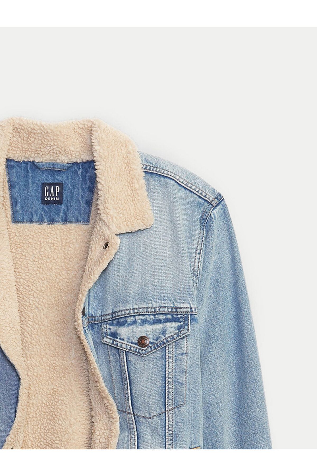 GAP-Jachetă din denim pentru bărbați 736375-02 albastră 3