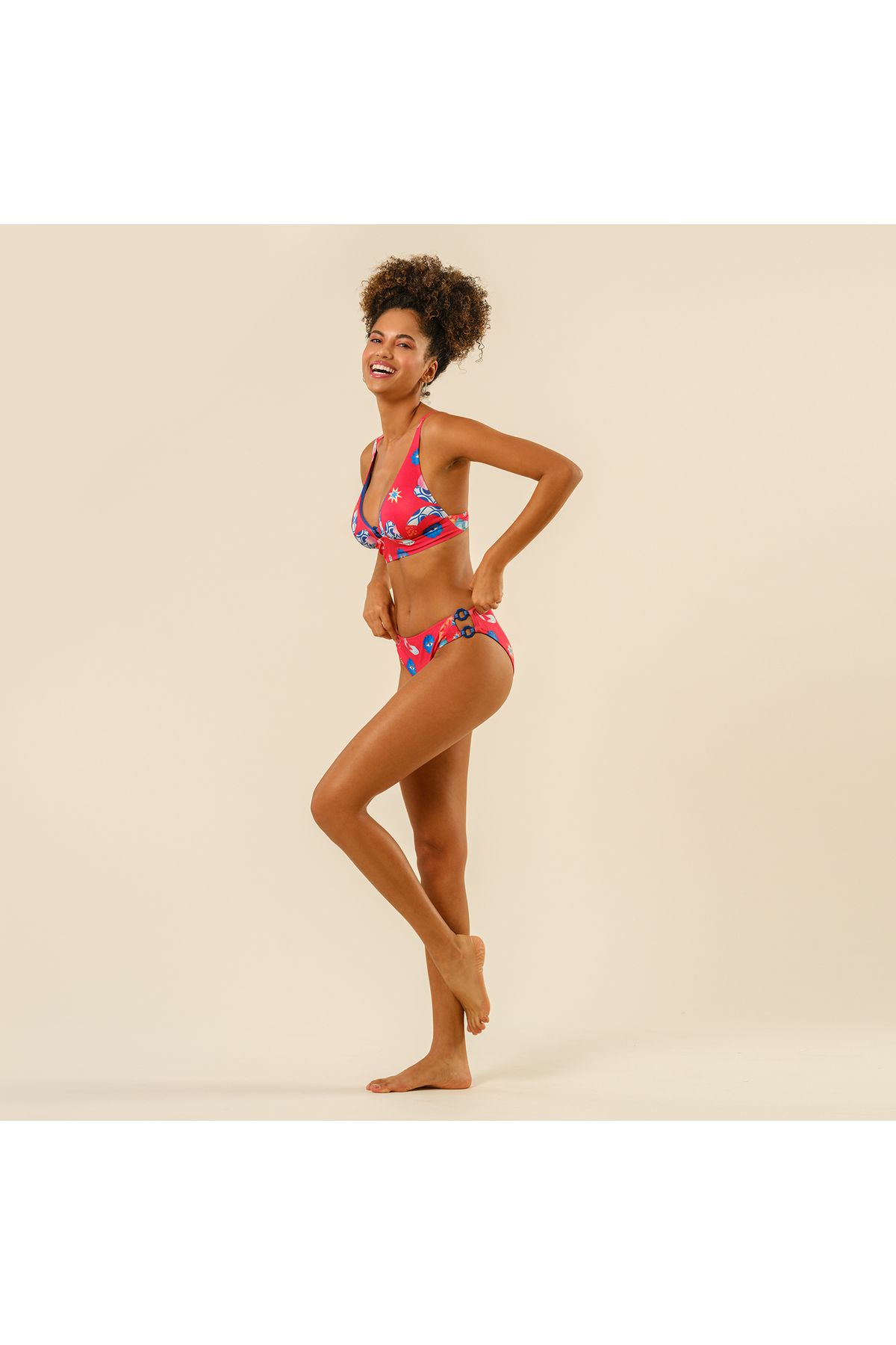 Zsa Zsa Zsu Daphne Polyester Bikini Altı 23x21 Cm Kırmızı