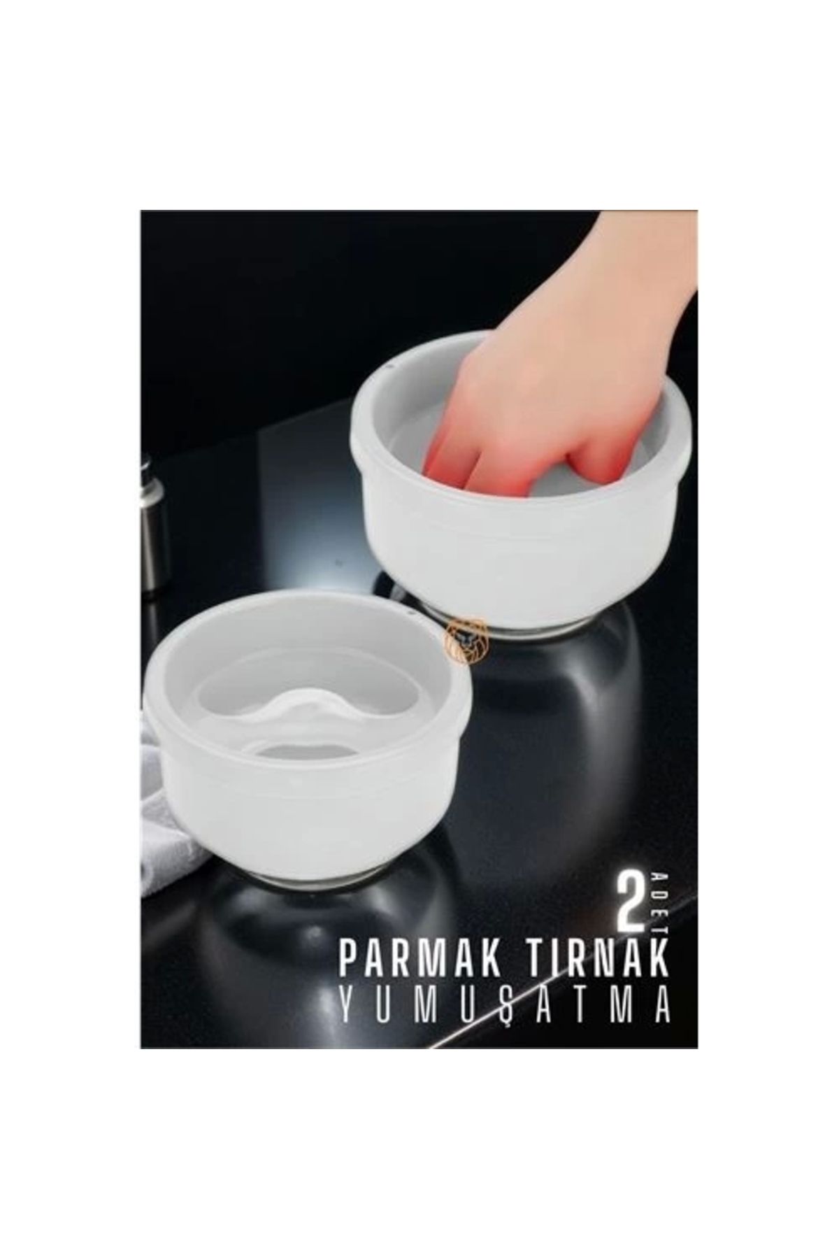No8 Home Parmak Yumuşatma 2 ADET Manikür Kasesi
