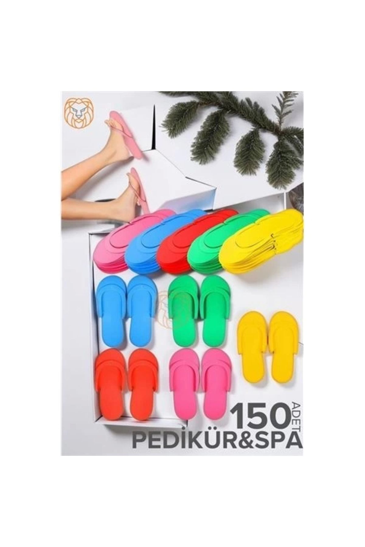 No8 Home Pedikür Terliği 150 ÇİFT SPA Otel Havuz