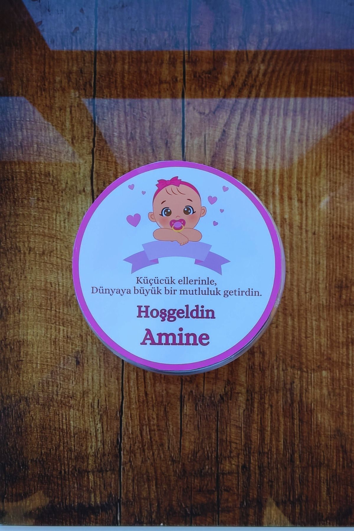 afyoresel 50 Adet Kız Bebek Pempe Sütlü Konfiseri Para Çikolata
