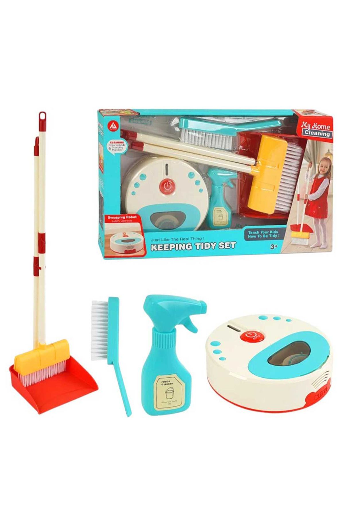 Art Tone ELİVARA MY HOME CLEANİNG HJ607 TEMİZLİK SETİ KEEPİNG TİDY 3+